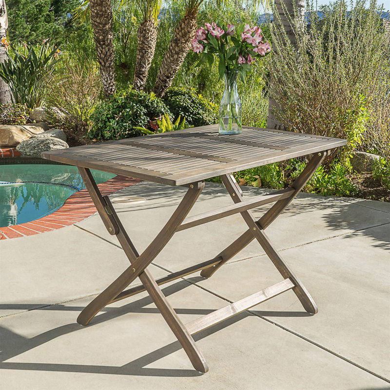Table pliable Positano 43,5 po, Gris