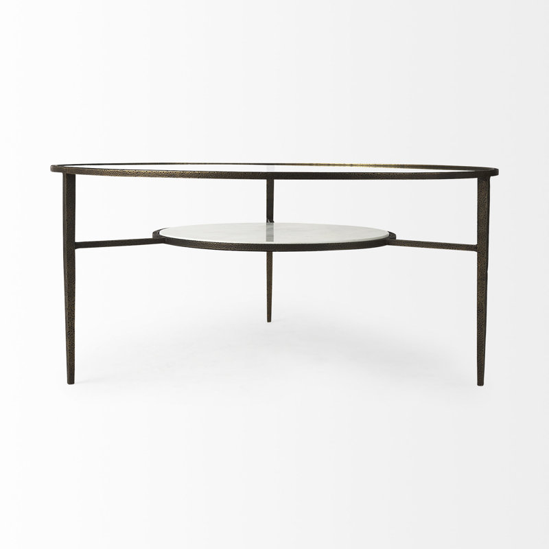 Lacretia Glass Top Single Coffee Table
