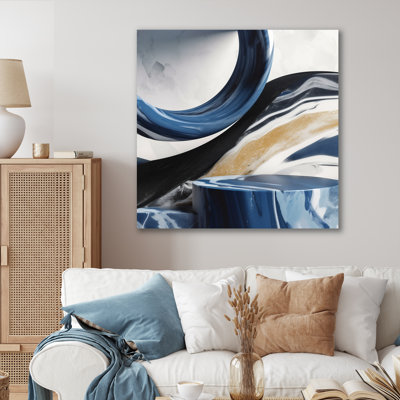 Glam Abstract Wall Decor on Metal