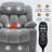 Up To 350 LBS Chenille Power Lift Recliner Chair, Heavy Duty Motion Mechanism With 8-Point Vibration Massage And Lumbar Heating, USB And Type-C Ports, Stainless Steel Cup Holders-1621255898