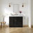 Thornaby 42'' Solid Wood Single Bathroom Vanity with 1.5'' Carrara Marble Top-761367652-750411463