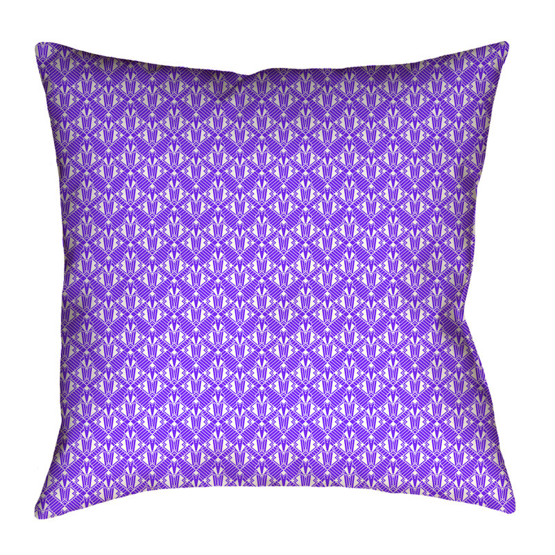 Coussin décoratif Katelyn Elizabeth, 18 po x 18 po, Mauve