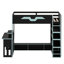Space-Saving Loft Bed with Multi-Storage, RGB Illumination, and Reconfigurable Desk Setup-1784001565