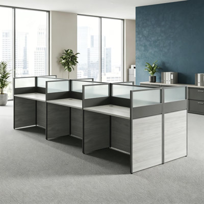 Rectangle 6 Person Office Cubicle Desk,Office Cubi