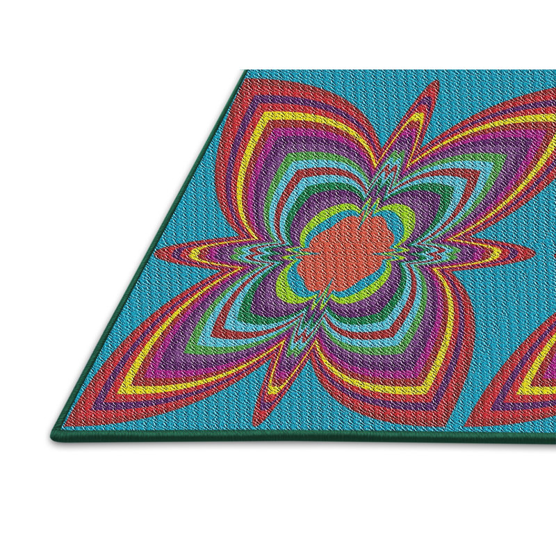 Tapis bleu, Rectangle 5 pi x 7 pi
