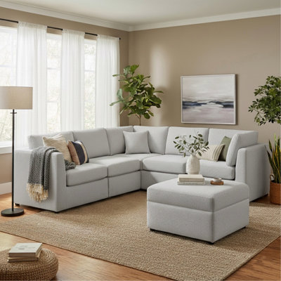 Canapé modulaire 6 pièces Chauncy - Gris