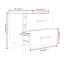Jahleya 2 Drawer Bedside Table-122938569