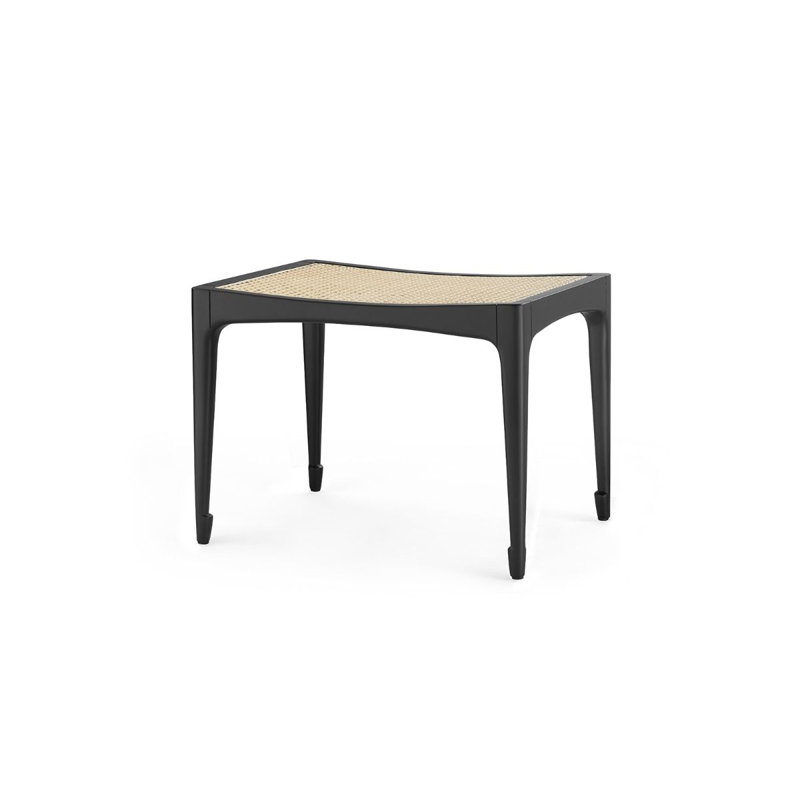 Iris Accent Stool, Black