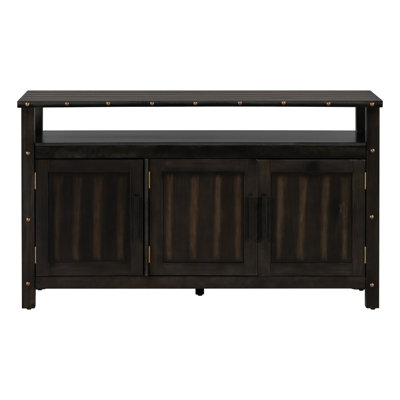 Buffet avec rangement à 3 portes et tablette ouverte