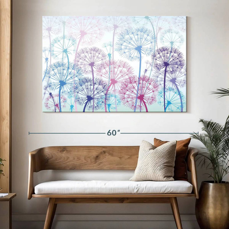 Fluffy Pastel Dandelions