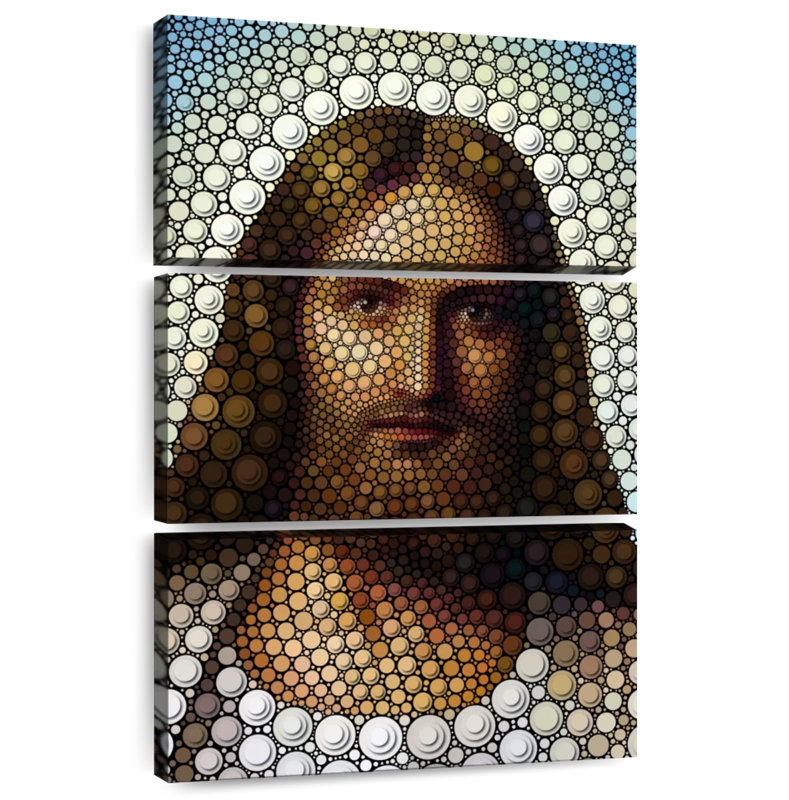 Leisha, Jésus-Christ numérique, H 32 po x l 20 po