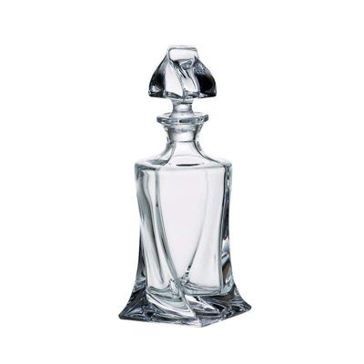 Crystalex Bohemia 17 Oz Bohemian Crystal Liquor/Vodka Carafe with Glass Stopper