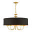 Lustre suspendu 5 lumières or doux-2143442459