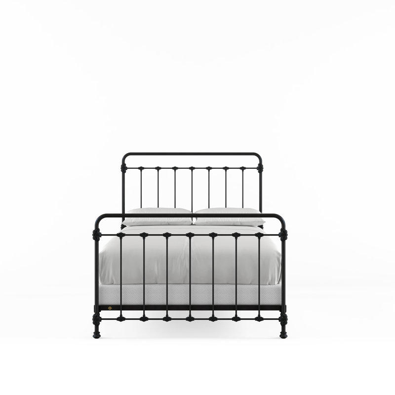 160 Picket Fence Bed | Complete Standard, Gunmetal, Queen