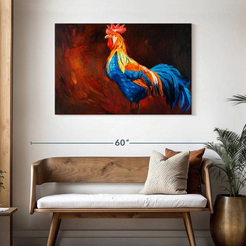 Poulet Brampt Rooster, H 30 po x l 45 po