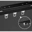  Tringle à rideaux à fixation au plafond, rail en alliage d'aluminium robuste de 39,4 po x 2 po, tringle à rideaux simple ultra silencieuse, mur ou plafond-567691909