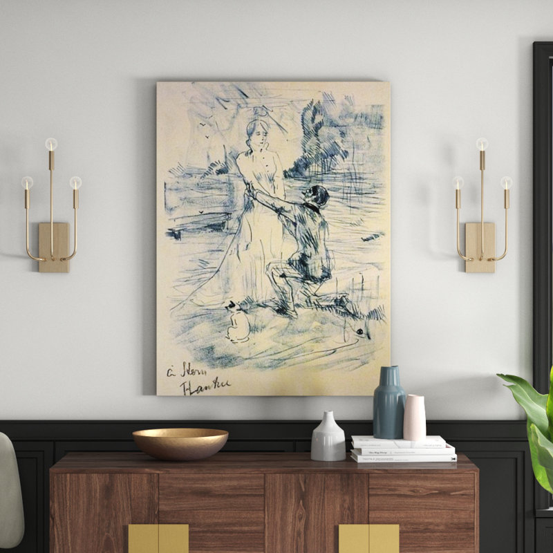 Henri De Toulouse-Lautrec - Wrapped Canvas Print, 120cm H x 90cm W x 1.8cm D