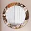 Huldar Glass Flat Wall Mirror
