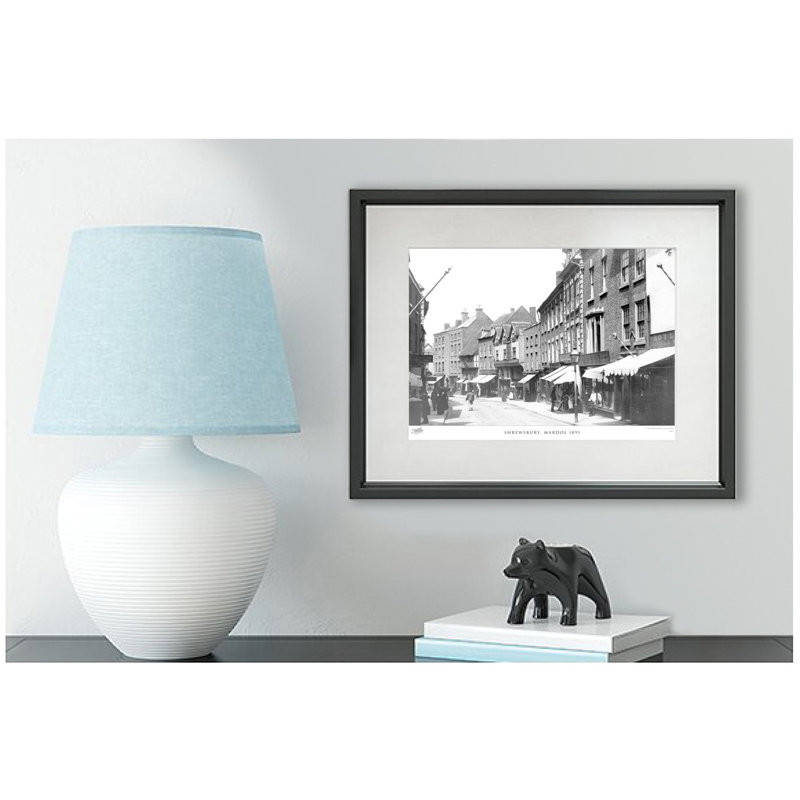 Shrewsbury, Mardol 1891 - Single Picture Frame Print, 60cm H x 80cm W x 2.3cm D