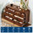 47-Inch Wide 6-Drawer Dresser in Brown - Wood Storage Cabinet for Living Room or Hallway-1542648873