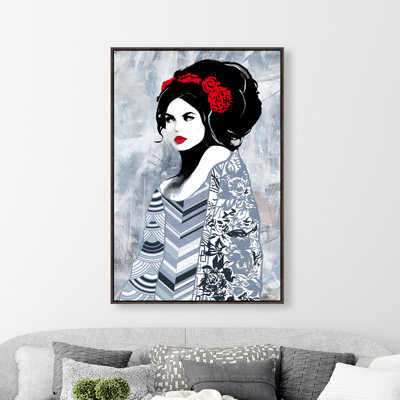 Fleur par Jacob Lincoln, peinture sur toile