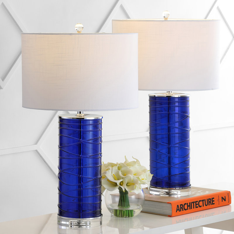 Coughlin Table Lamp, Cobalt