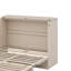 Lit escamotable double avec grand tiroir et ports USB-1538578682