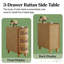 Table de chevet en bois, table de bout, table d'appoint