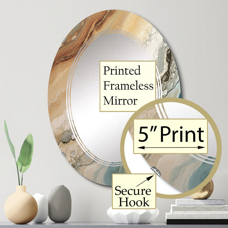 Miroir mural Wabe, 30 po x 20 po