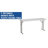Parker Rectangular Plastic Folding Training and Event Table