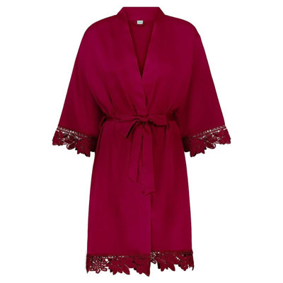 Satin Sateen Women Above Knee Bathrobe