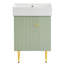 Meuble-lavabo de salle de bain avec lavabo simple en céramique-1438567161