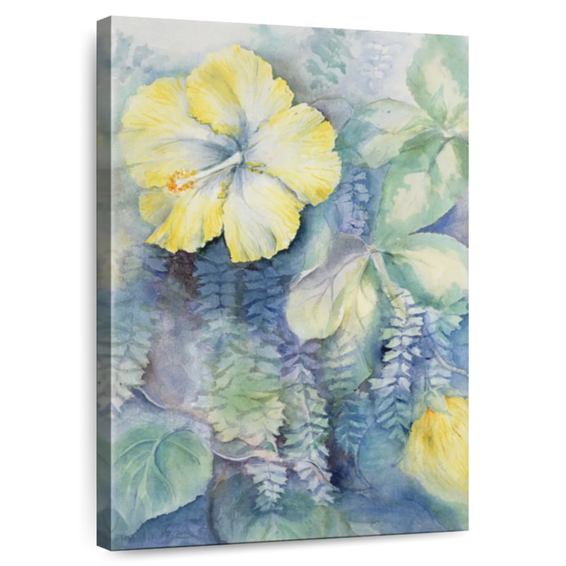 Harnek Hibiscus Yellow, 24" H x 16" W