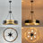 Vankirk 6-Light Industrial Dimmable Drum Chandelier-1455801652