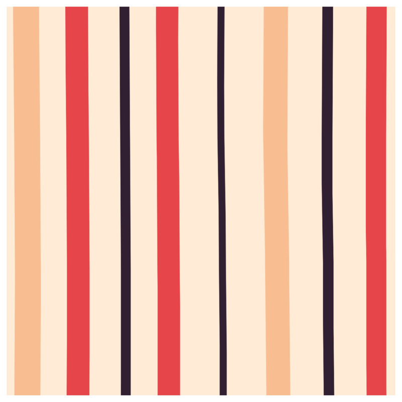 Rideaux multicolores à rayures verticales, voilages et voilages à rayures - 1 panneau, Transparent, 50 po x 80 po - 1 panneau