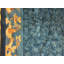 Tapis bleu antique en laine antique