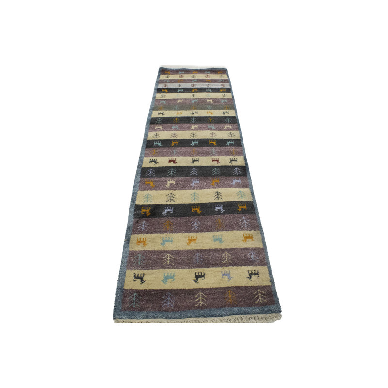 Tapis multicolore tribal Indo Farhana