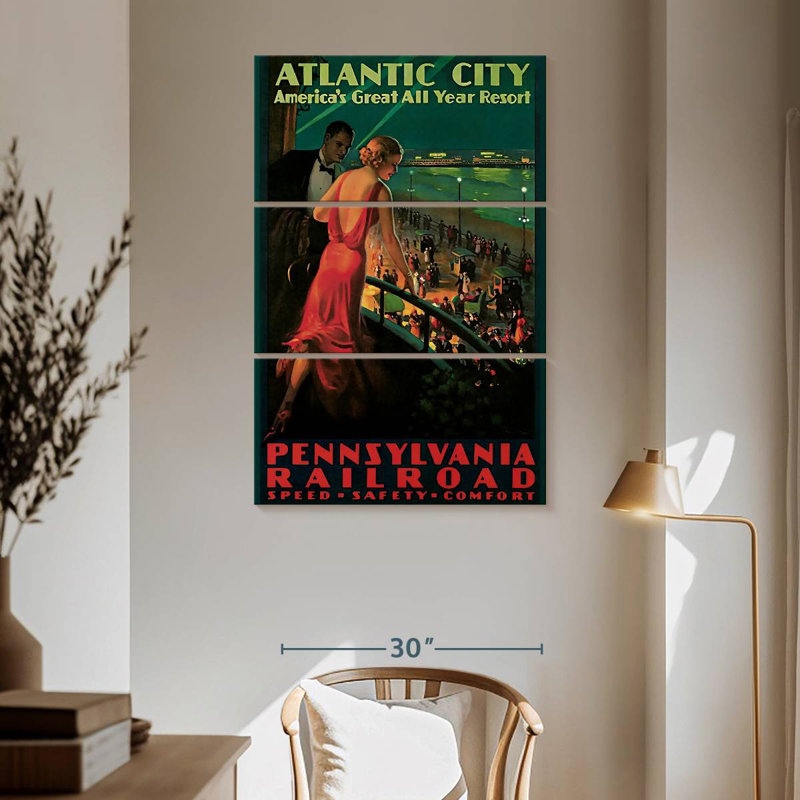 Senne Travel Rail Atlantic City, H 65 po x l 42 po
