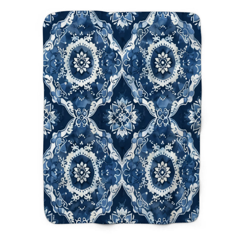Boho Beauty - Couverture de qualité supérieure 1 pièce, Lit simple