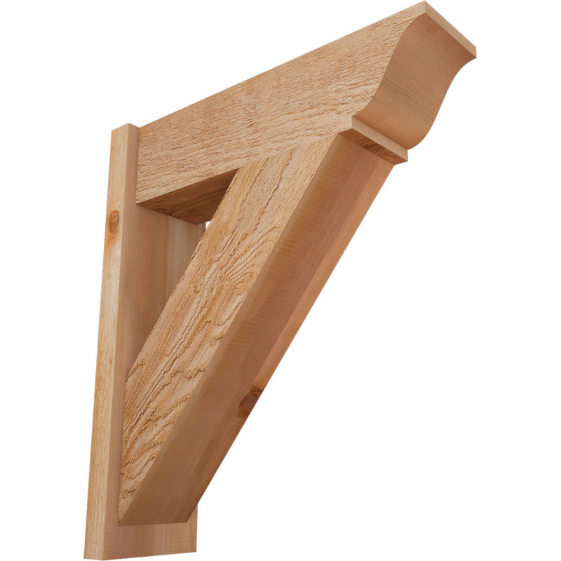 Persienne traditionnelle en bois rustique, P 26 po x H 30 po, Cèdre rouge de l'Ouest de 8 po (sciage brut)
