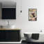 Giclée encadrée de lecture de baignoire Kitty Care, design par LSR Design Studio-1658891477-1658891476
