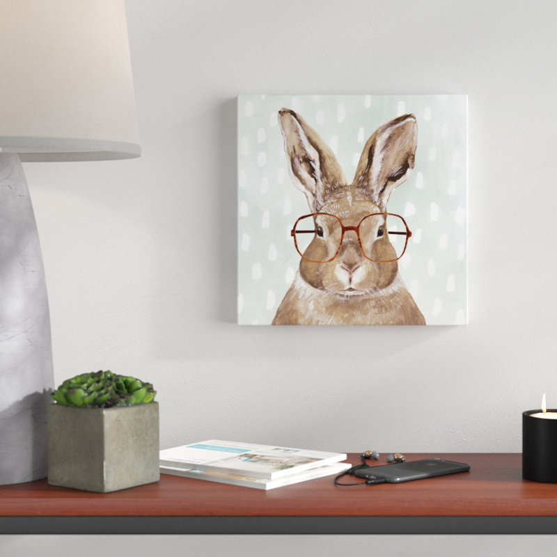 Four-eyed Forester III 1 Piece Painting, 30cm H x 30cm W, Paper Print