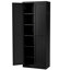 Armoire de cuisine 72 po en métal avec portes, organisateur de rangement autoportant robuste avec 5 tablettes réglables, assemblage sans outil pour garde-manger, cuisine, salle de bain-951745689