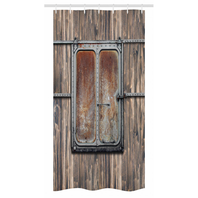 Shower Curtain with Hooks Included, 36" W x 72" L