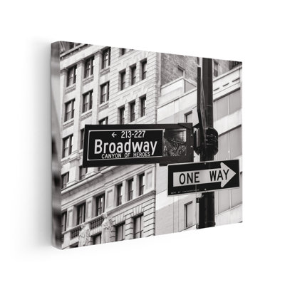 Plaque de rue Broadway
