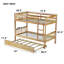 Lit simple en bois d'hévéa avec lit gigogne et conception amovible-1712334081