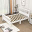 Lit plateforme en bois avec tête de lit Domonick-134938954-134938955