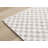 Cano Modern Cream Small Checkers Looped Textured Area Rug-899088214