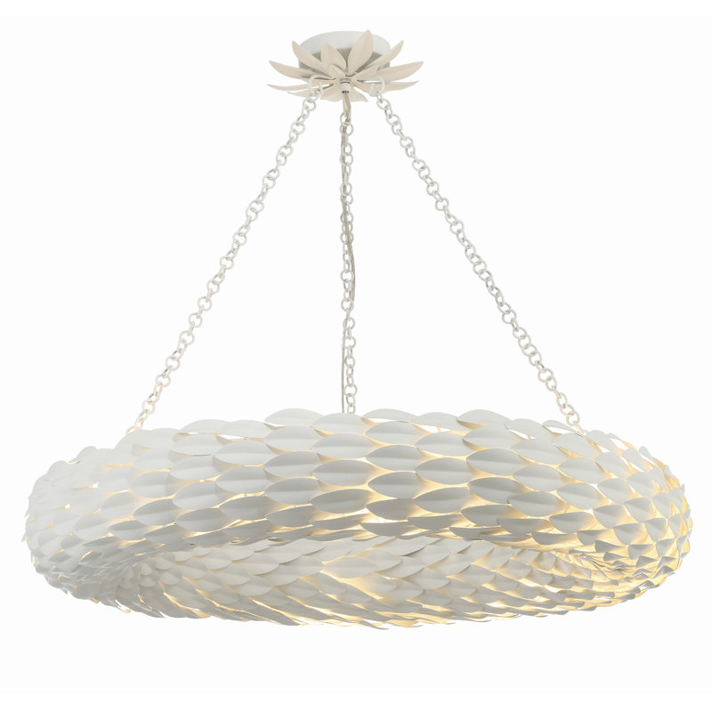 Luminaire suspendu roue de chariot, 8