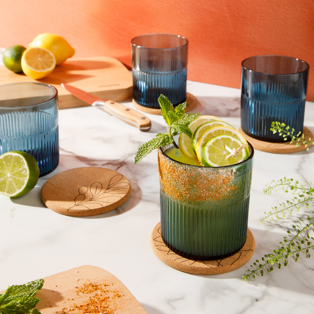 Lyon Sky Whiskey Glass, Lapis Blue